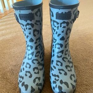 Cheetah print Hunter boots women’s size 6